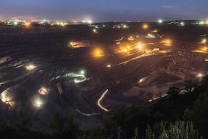 Haul road lighting contributes to mine safety