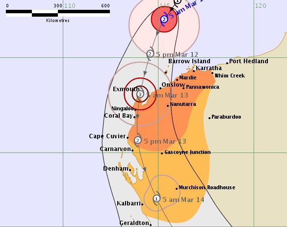 Workers Evacuated From Offshore Rigs As Cyclone Nears The WA Coast