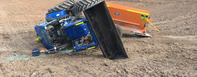 tractor rollover at NSW mine