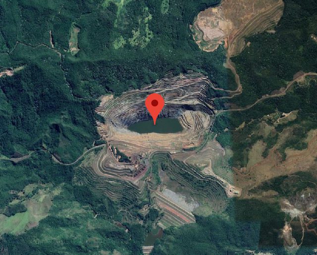 a slope stability issue has triggered a response at the gongo soco mine
