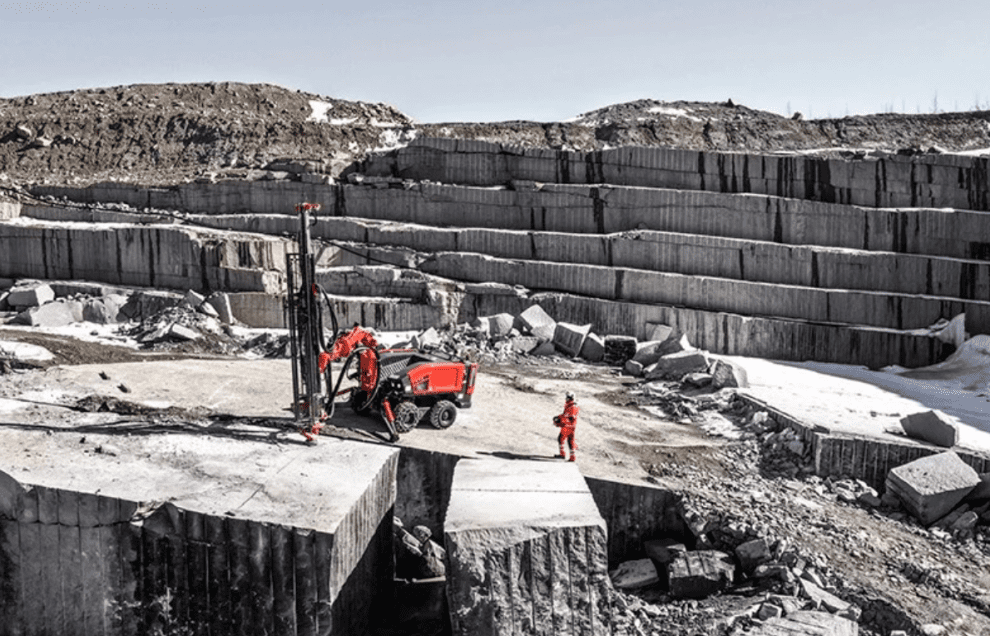 Sandvik mining surface rock drill