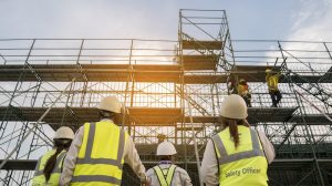 a scaffolder fell 4 metres at a site