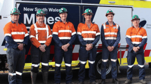 Newcastle mines rescue competition winners Team Orange