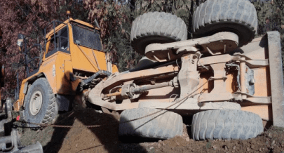 ADT rollover at NZ Quarry