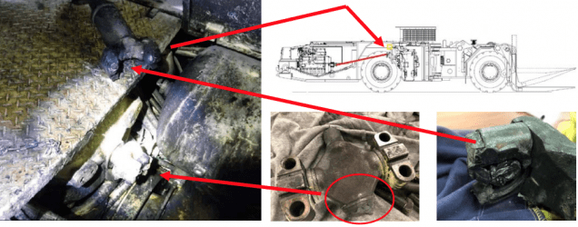 universal joint failure resulted in a plant fire