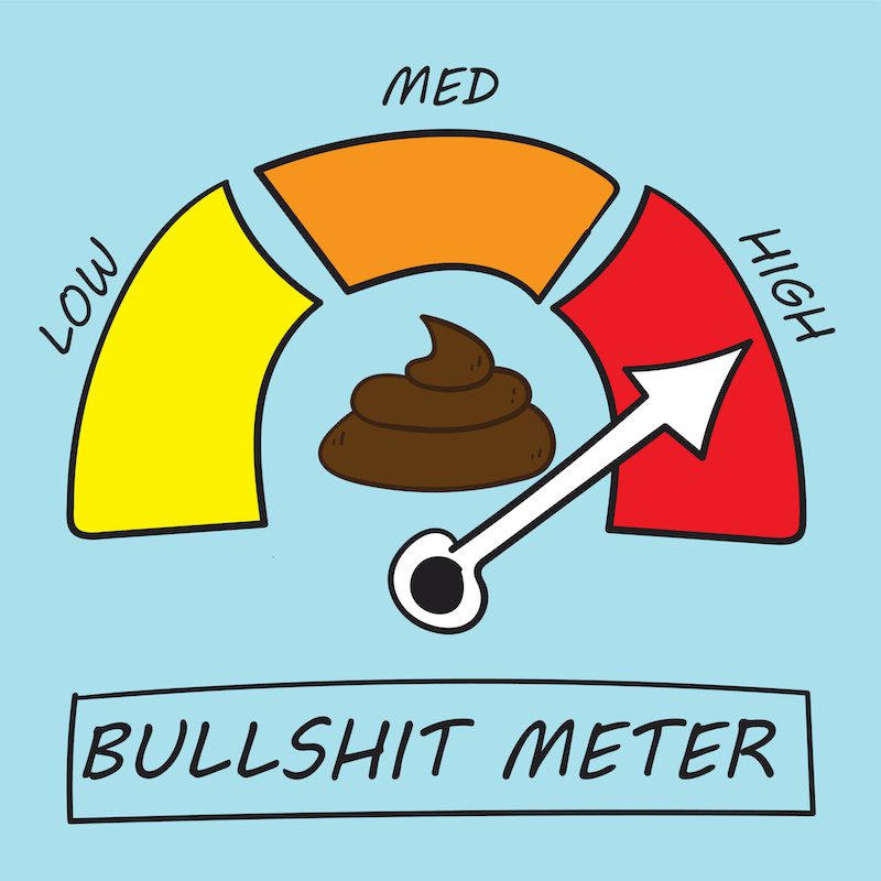 Workplace bullshit meter