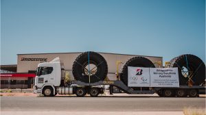 Bridgestone shipping truck tyres straight to Port Hedland