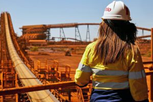 Rio Tinto female worker