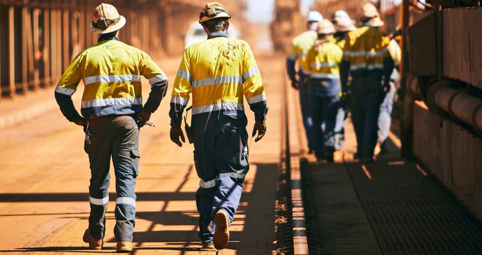 Rio Tinto workers