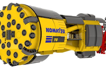 Komatsu electric tunnel boring machine