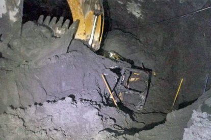 Buried excavator