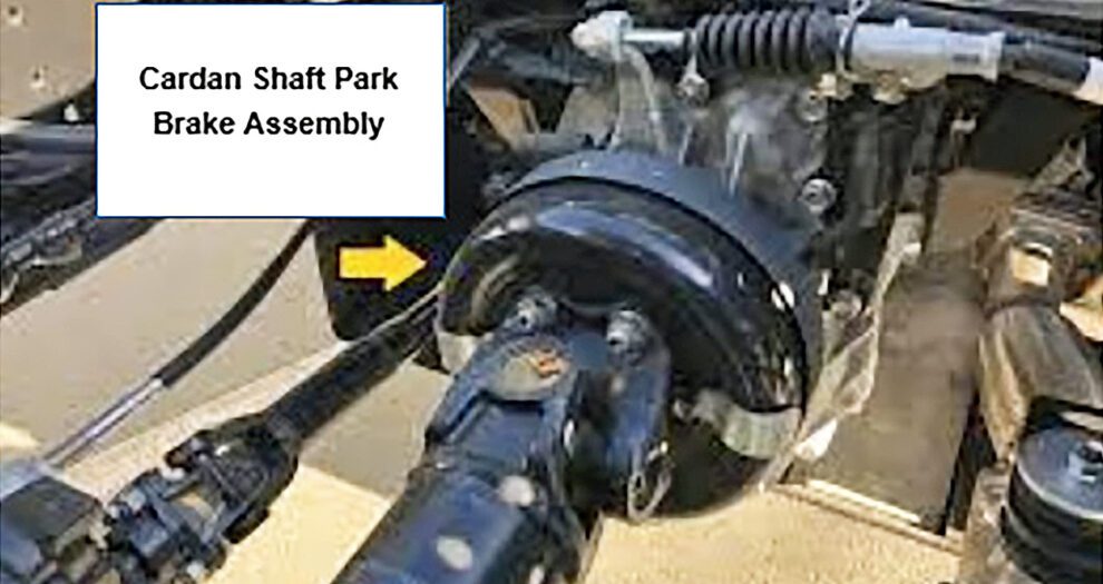 Cardan shaft brake