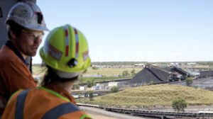 Grosvenor coal mine workers