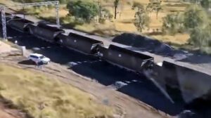 Westwood coal train wreck
