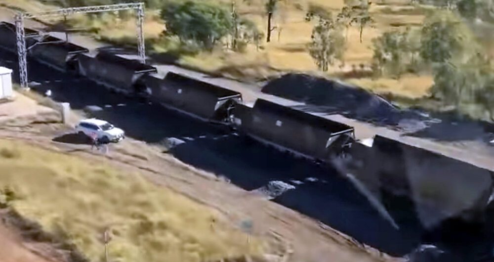 Westwood coal train wreck