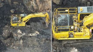 Coal mine excavator incident