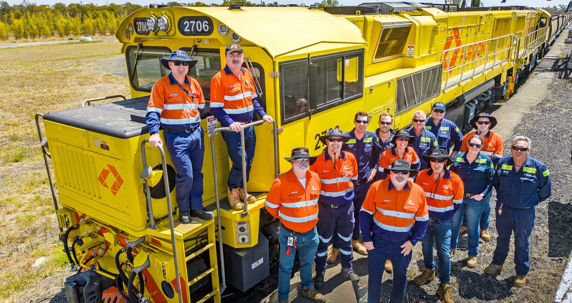 New Acland train workers