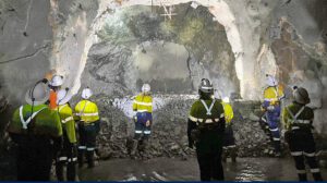 Degrussa mine workers